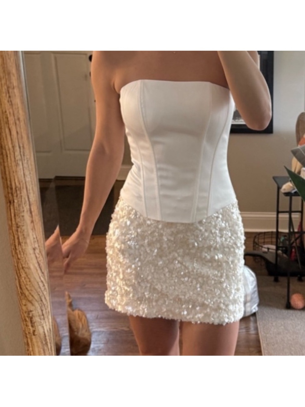 Zara sequin skirt